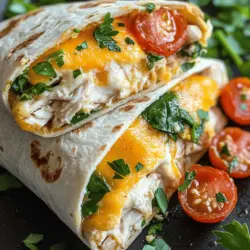 To make cheesy garlic chicken wraps, you need some key ingredients. First, use cooked chicken. I love rotisserie chicken for its ease and taste. You can also use grilled chicken. Next, go for mozzarella cheese. It melts beautifully and adds the right flavor. Cream cheese helps bind everything together and gives a rich taste.