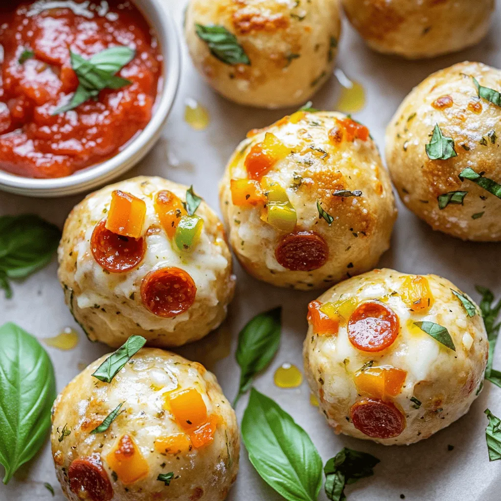 Pizza bombs are fun, bite-sized snacks. They are little pockets of pizza goodness. You fill dough with cheese, meats, and veggies, then bake them. Each bite brings a burst of flavor. They are cheesy, warm, and oh-so-delicious.