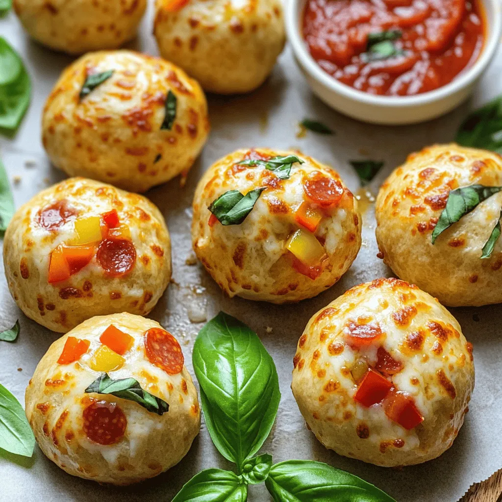 Pizza bombs are fun, bite-sized snacks. They are little pockets of pizza goodness. You fill dough with cheese, meats, and veggies, then bake them. Each bite brings a burst of flavor. They are cheesy, warm, and oh-so-delicious.