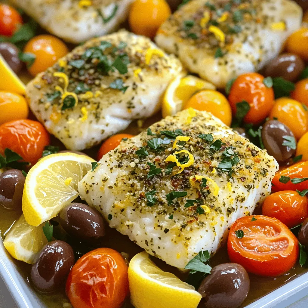 Mediterranean Baked Fish is simple yet full of flavor. The right ingredients make all the difference. Let's dive into what you'll need for this tasty dish.