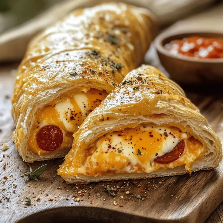 To create a great cheese and pepperoni stromboli, you need some key ingredients. First, you need pizza dough. You can use store-bought or make your own. I love using fresh dough for the best flavor and texture.