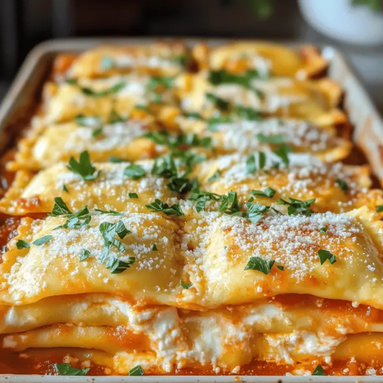 The main star of this dish is the cheese ravioli. You need a 25 oz package of refrigerated cheese ravioli. This makes it easy and quick to prepare. The ravioli adds a rich and creamy texture to the casserole.