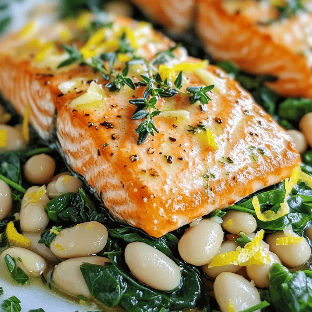 For this delightful dish, you need a few key ingredients. First, grab two salmon fillets. These are rich in healthy fats and protein. Next, you will need three tablespoons of unsalted butter. This gives the dish its rich flavor. You also need four cloves of minced garlic. Garlic adds a tasty punch. Don’t forget fresh thyme leaves and lemon zest for that bright flavor.