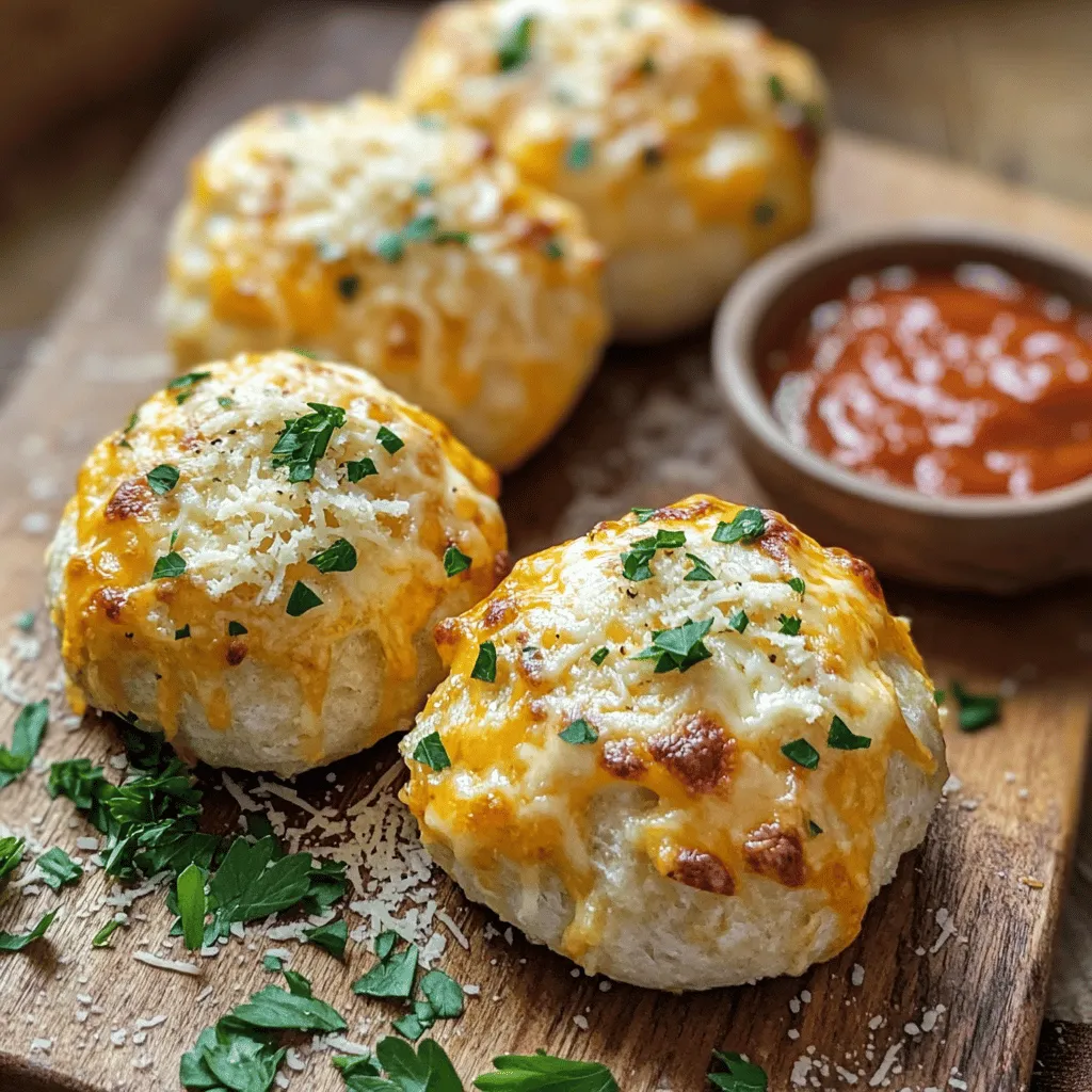 Cheesy garlic biscuit bombs are tasty bites of dough filled with gooey cheese and garlic. They are perfect as a snack or appetizer. You can enjoy them warm and fresh from the oven. Each bite bursts with flavor.