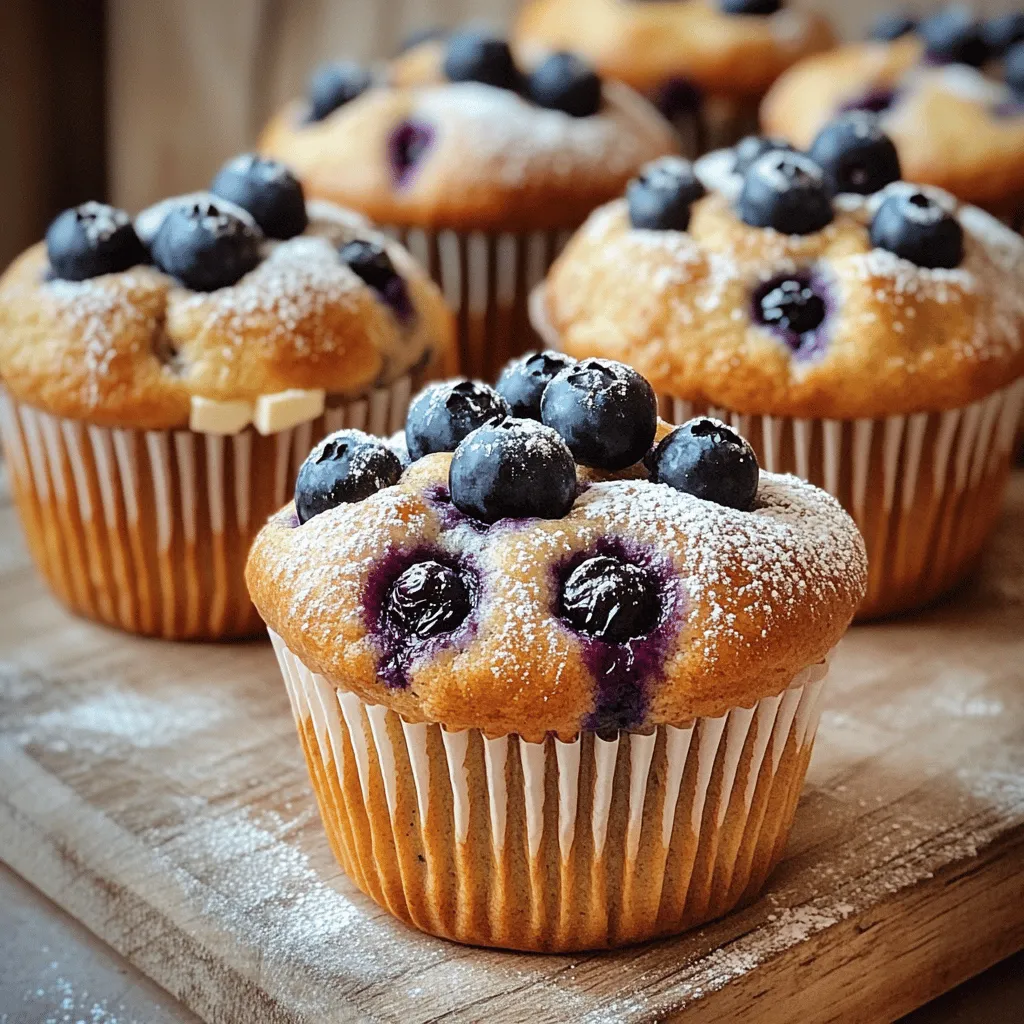 The key ingredients for blueberry cream cheese muffins include flour, sugar, and blueberries. You also need baking powder, baking soda, and salt. These help the muffins rise and stay fluffy. The cream cheese filling makes these muffins special.