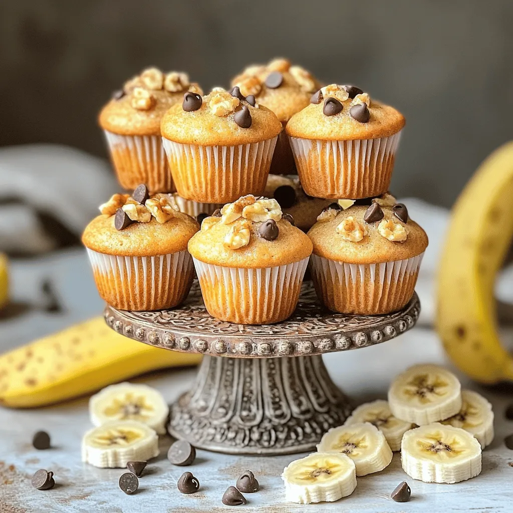 Mini banana muffins are small, sweet treats made from ripe bananas. You can enjoy them as a snack or breakfast. They taste great and are easy to make.