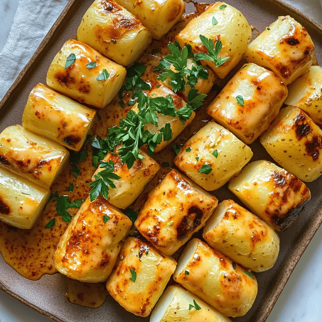 Fondant potatoes are a treat that shines with flavor. They come from classic French cooking. You prepare them by cutting potatoes into thick cylinders and cooking them in butter and stock. This method gives them a soft inside and a crispy outside.