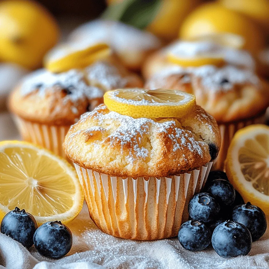 Lemon cream cheese muffins shine with bright flavors. The key ingredients create a lovely balance. First, you need flour. I use both all-purpose and whole wheat flour. This makes the muffins soft yet hearty.