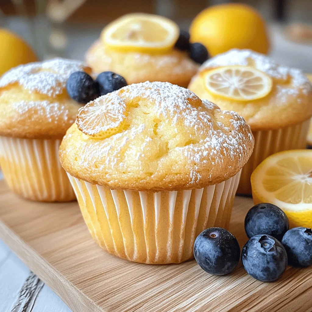 Lemon cream cheese muffins shine with bright flavors. The key ingredients create a lovely balance. First, you need flour. I use both all-purpose and whole wheat flour. This makes the muffins soft yet hearty.