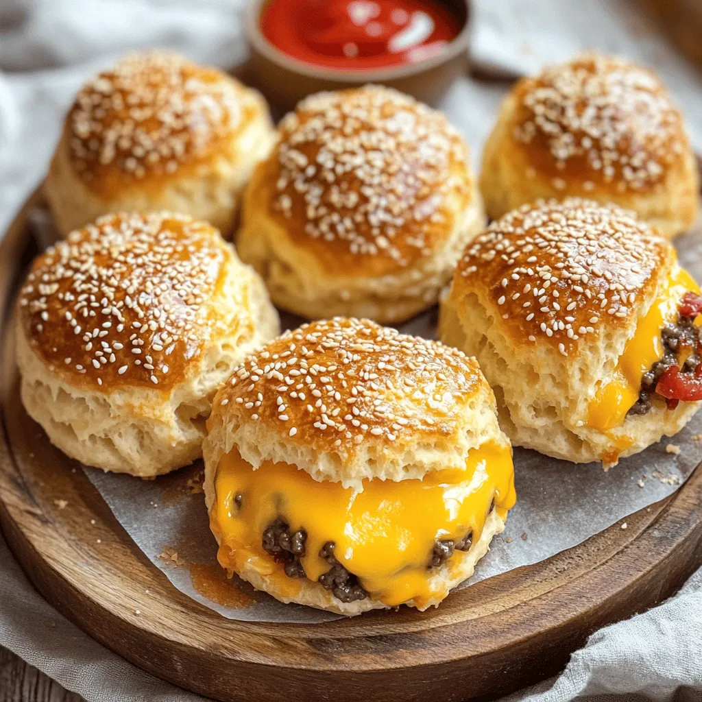 For beefy bacon cheeseburger bombs, you need some key ingredients. First, start with 1 pound of ground beef. This is the base of your bombs. Next, you will need 6 strips of bacon, which should be cooked and crumbled. The bacon adds a savory crunch.