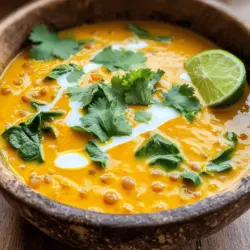 Creamy Coconut Curry Lentil Soup Warm and Nourishing