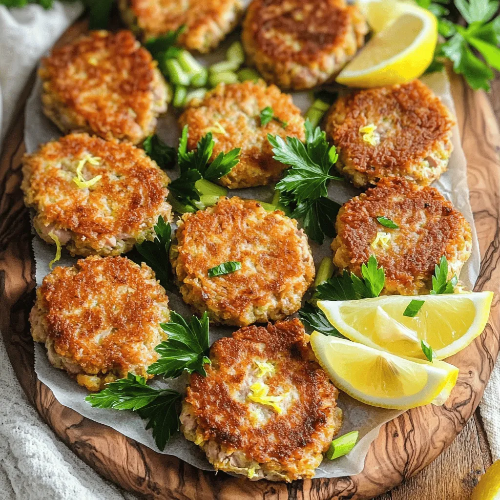 Lemon garlic tuna cakes are a tasty dish that combines tuna with bold flavors. They are easy to make and perfect for any meal.