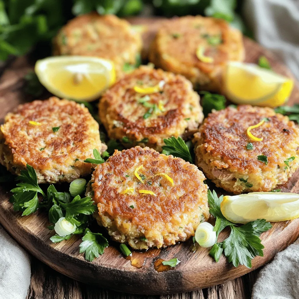 Lemon garlic tuna cakes are a tasty dish that combines tuna with bold flavors. They are easy to make and perfect for any meal.