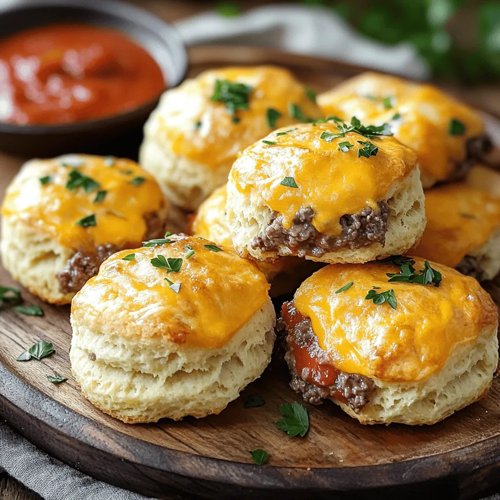 The star of the cheesy beef biscuit bombs recipe is the biscuit dough. This dough is easy to use. It comes in a can, so you can save time. The dough puffs up nicely when baked.