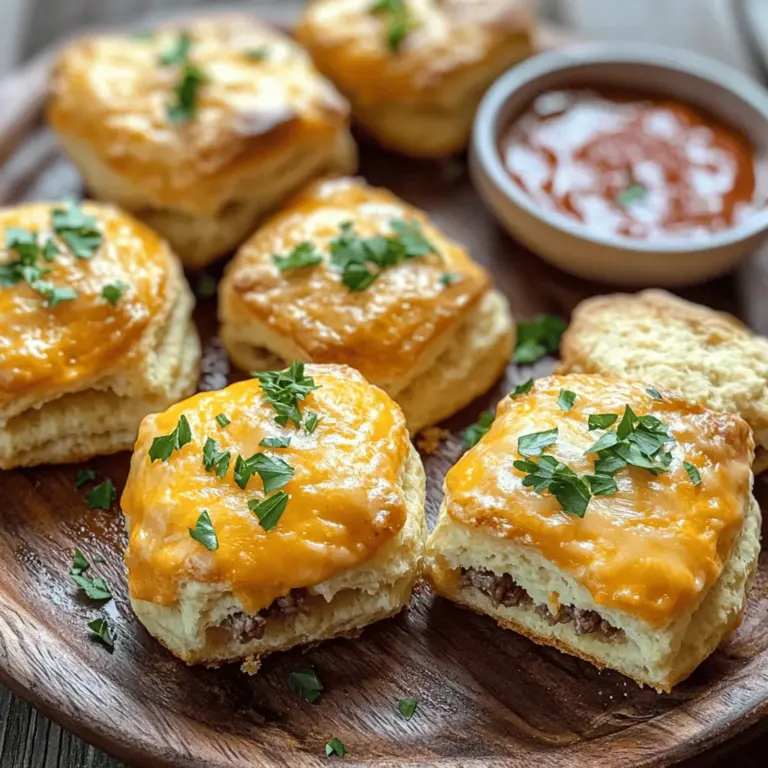 The star of the cheesy beef biscuit bombs recipe is the biscuit dough. This dough is easy to use. It comes in a can, so you can save time. The dough puffs up nicely when baked.