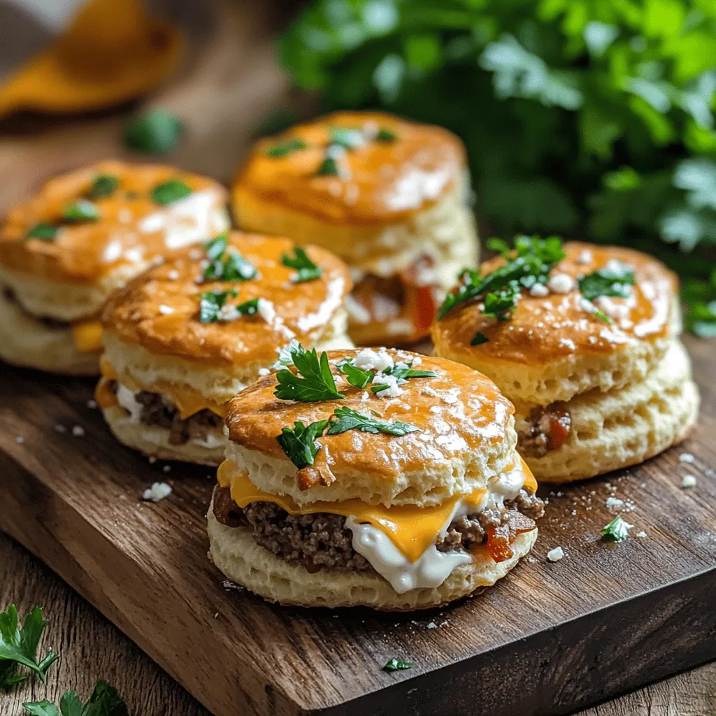 For Garlic Parmesan Bacon Cheeseburger Bombs, you need simple yet tasty ingredients.