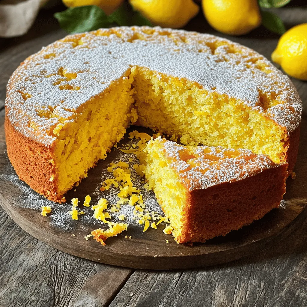 To make an easy lemon cake, you need a few key ingredients. The main ones are all-purpose flour, sugar, butter, eggs, buttermilk, lemon zest, and fresh lemon juice. Each ingredient plays a special role in the cake's taste and texture.