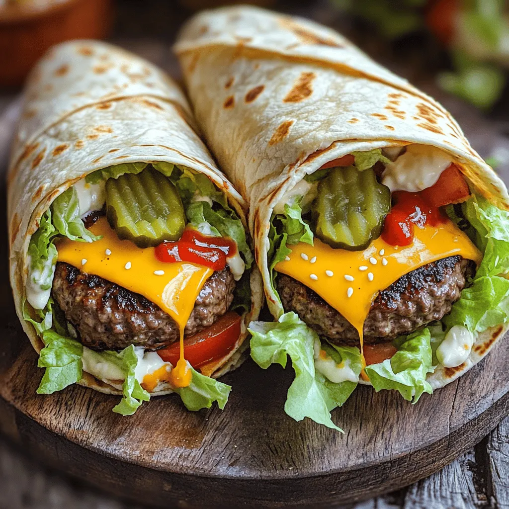 To make great grilled cheeseburger wraps, you need some key ingredients. Here are the basics to get started.