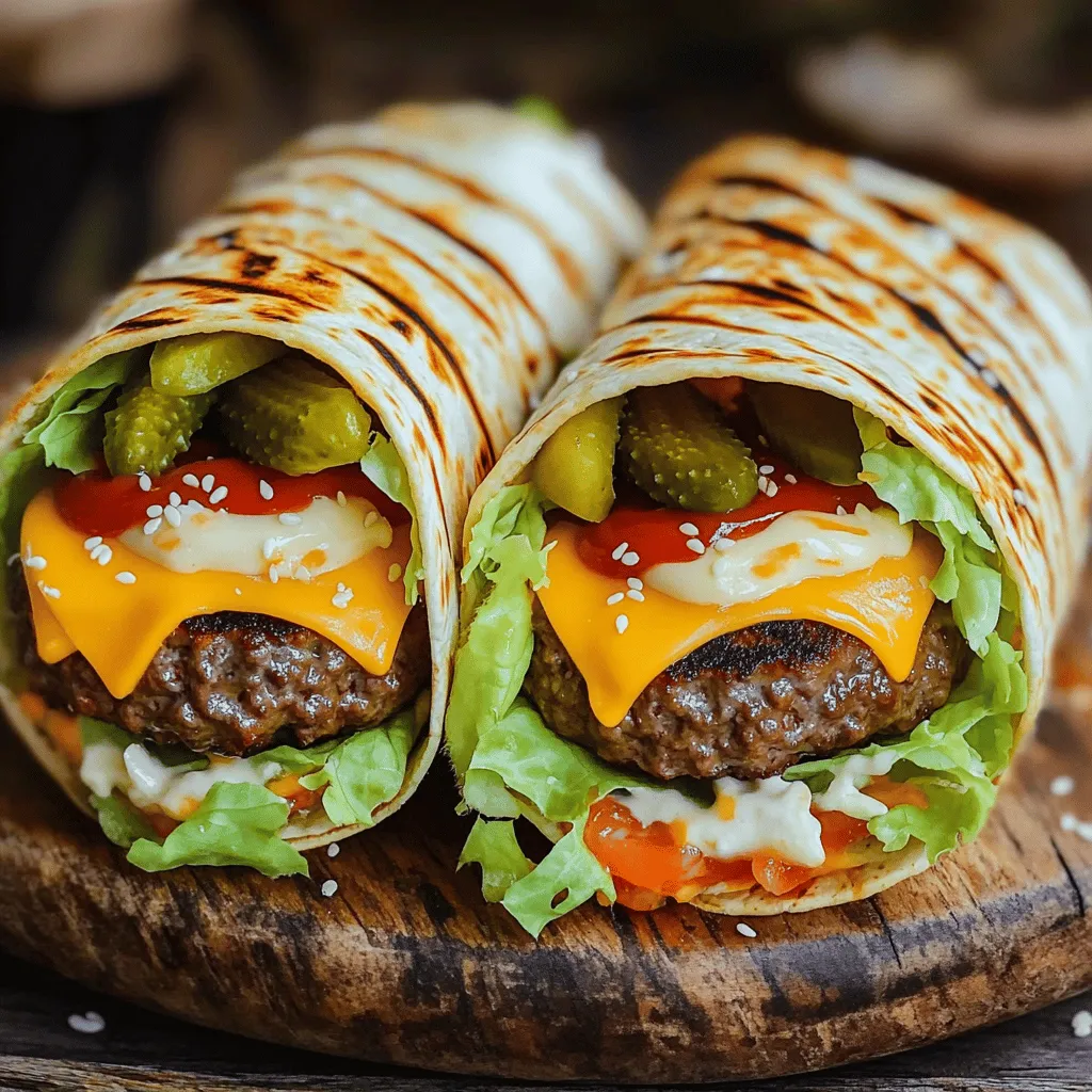 To make great grilled cheeseburger wraps, you need some key ingredients. Here are the basics to get started.