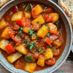 Saucy Hungarian Red Potato Goulash Flavorful Comfort Dish