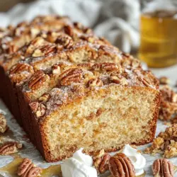 To make Sweet Alabama Pecan Bread, you need a few key ingredients. The core ingredients for pecan bread include flour, sugar, baking powder, baking soda, salt, cinnamon, and nutmeg. These give the bread its sweet and warm flavor.