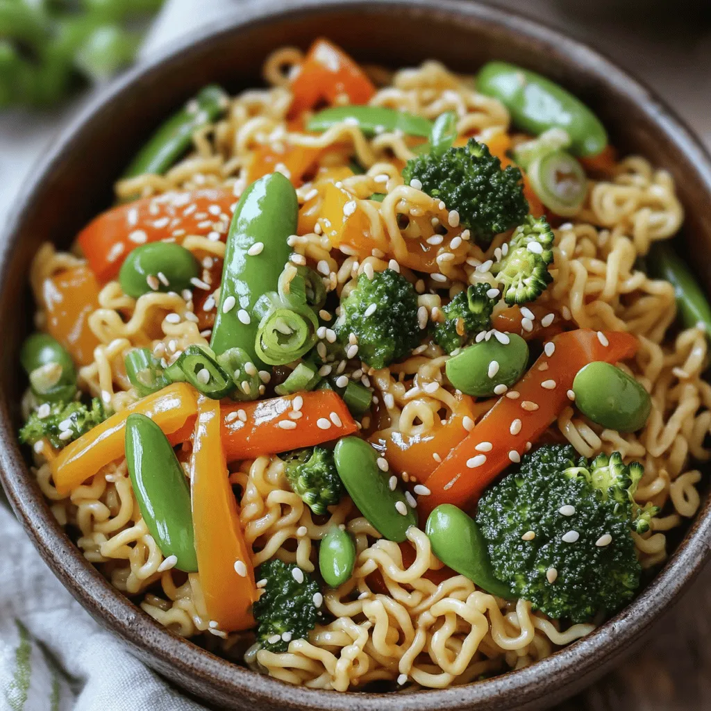 The key to a great ramen noodle stir fry recipe lies in its ingredients and preparation. You want fresh veggies, tasty sauces, and, of course, ramen noodles.