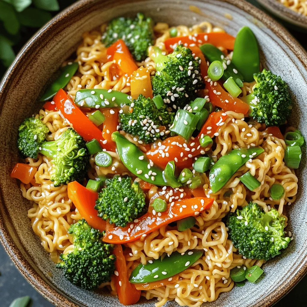 The key to a great ramen noodle stir fry recipe lies in its ingredients and preparation. You want fresh veggies, tasty sauces, and, of course, ramen noodles.