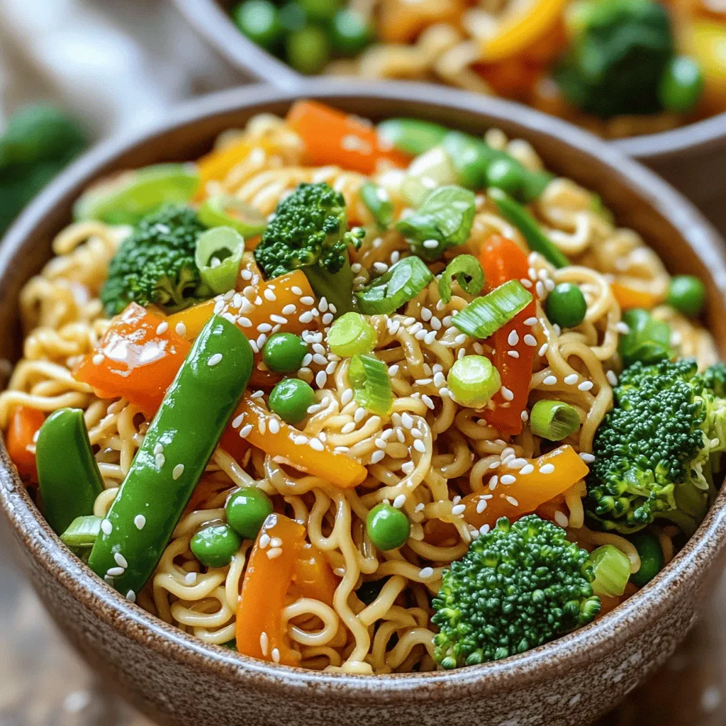 The key to a great ramen noodle stir fry recipe lies in its ingredients and preparation. You want fresh veggies, tasty sauces, and, of course, ramen noodles.