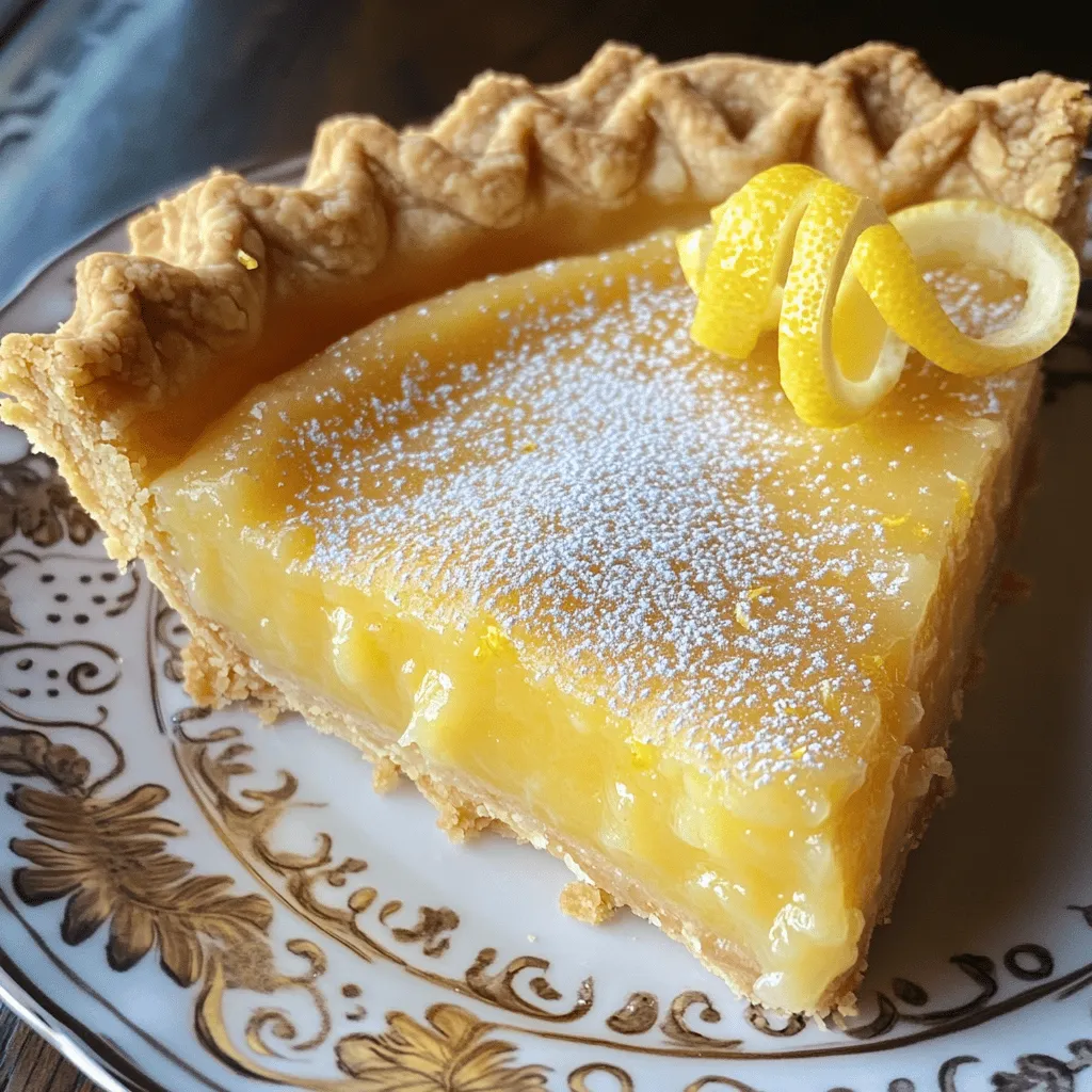 The key ingredients for lemon chess pie are simple yet powerful. Each one plays a role in the rich, tangy flavor of this classic lemon chess pie.