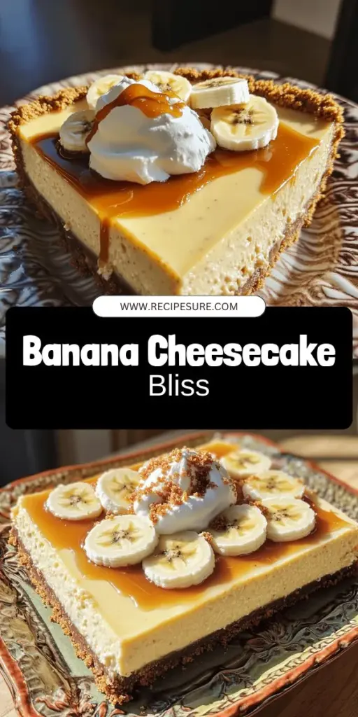 Indulge in the ultimate dessert with our easy no-bake banana cheesecake recipe! Experience the perfect blend of creamy cream cheese and sweet bananas, topped with delightful variations like caramel and nuts. Whether you're a beginner or an expert, this dessert is quick to whip up and impress your friends and family. Ready to elevate your dessert game? Click through to explore the full recipe and start creating your delicious banana cheesecake masterpiece today!