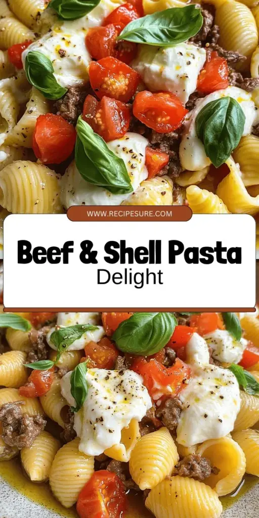 Elevate your family dinner with Savory Beef & Shell Pasta Bliss, a delicious and easy recipe your loved ones will adore! Packed with flavor, this hearty meal features ground beef, shell pasta, and simple ingredients that come together for a satisfying dish. Discover essential cooking tips, variations, and serving suggestions that make this meal perfect for any occasion. Click through to explore the full recipe and create delicious memories around your table!