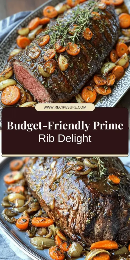 Impress your guests with a delicious Poor Man's Prime Rib that won't strain your budget! Discover how to select affordable beef cuts, like chuck roast, and master easy cooking techniques for mouthwatering results. Learn seasoning tips that elevate flavor and explore perfect side dishes to round out your meal. Click through for the full recipe and make your next gathering a hit with this budget-friendly, gourmet-style dish!