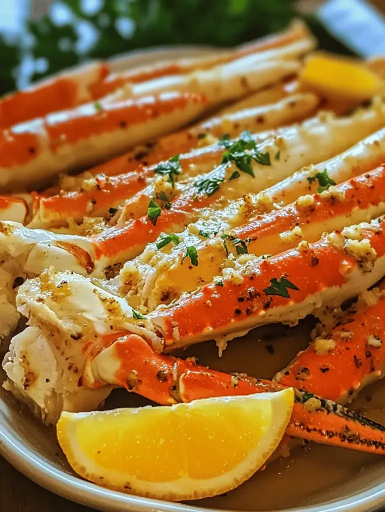 Discover the irresistible taste of baked crab legs in a luscious butter sauce! This seafood delight is not only simple to prepare but also perfect for special occasions or a cozy dinner at home. Enjoy the succulent flavors and tender meat paired with a rich buttery dip that elevates your dining experience. Ideal for seafood lovers, this recipe will impress your guests and satisfy your cravings. Dive into the world of gourmet seafood today!