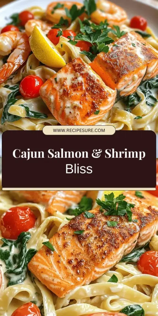 Indulge in the rich flavors of my Cajun Creamy Delight: Salmon and Shrimp Dish Recipe! This easy, mouthwatering recipe features succulent salmon and shrimp cooked in a creamy Cajun sauce that will impress your guests. With simple ingredients and straightforward steps, it's perfect for any occasion. Ready to elevate your dinner? Click through to explore the full recipe and bring this delicious dish to your table!