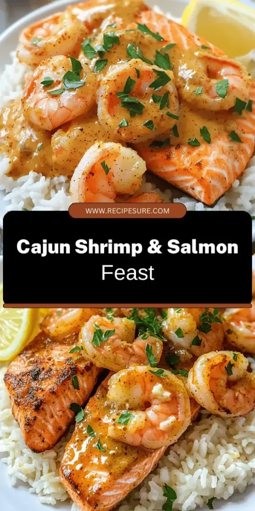 Looking to elevate your dinner game? Dive into this incredible Cajun Shrimp & Salmon with Garlic Cream recipe that promises to impress at any meal! Infused with zesty Cajun seasoning and a luscious garlic cream sauce, this dish is both quick and delightful. Perfect for cozy nights or entertaining friends. Click to explore the full recipe and learn the secrets to creating this mouthwatering feast in your own kitchen!