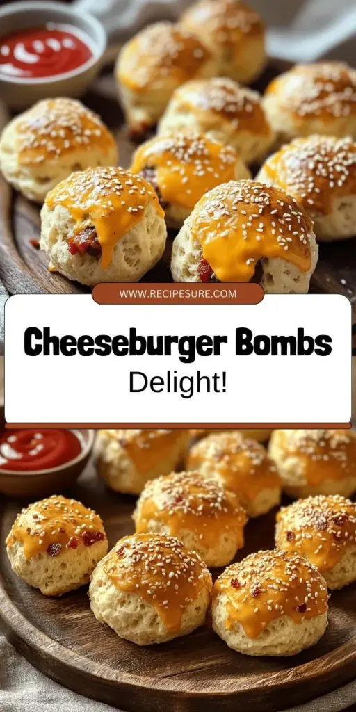 If you're searching for a fun and flavorful snack, look no further than Beefy Bacon Cheeseburger Bombs! These delicious bites combine all your favorite burger ingredients into a mouthwatering treat that's perfect for game day or a cozy night at home. Discover the simple steps to make these savory snacks golden brown and irresistible. Click through to explore the full recipe and impress your guests with this tasty idea!