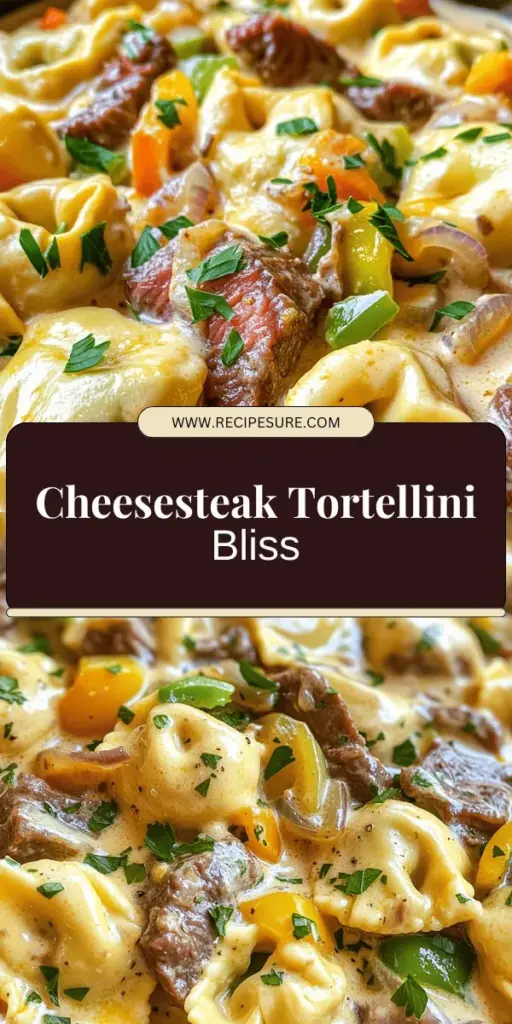 If you crave a hearty and delicious meal, try this Savory Cheesesteak Tortellini in Creamy Provolone Sauce. This delightful dish combines tender tortellini and savory sirloin steak in a rich, creamy sauce that's ready in just 30 minutes! Perfect for busy weeknights or special dinners, it offers endless variations to suit your taste. Click through to discover the full recipe and transform your dinner routine with this scrumptious dish!