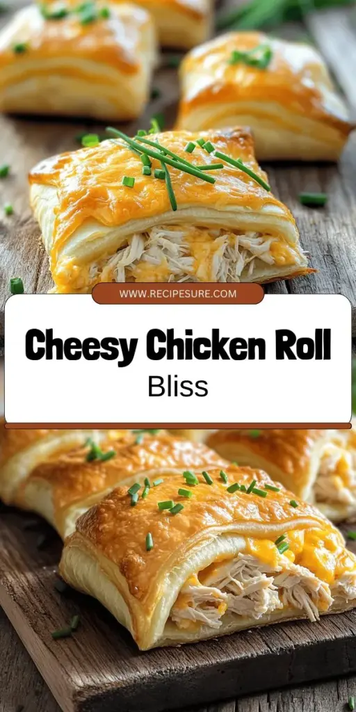 Impress your family with a delicious and easy recipe for Cheesy Chicken Crescent Rolls! This delightful dish combines tender chicken, creamy cheese, and flaky dough, making it a hit at any dinner table. Perfect for busy weeknights or fun gatherings, you can whip them up in just 25 minutes. Discover the step-by-step instructions and serving tips in our blog post, and click through to explore the full recipe. Your family will thank you!