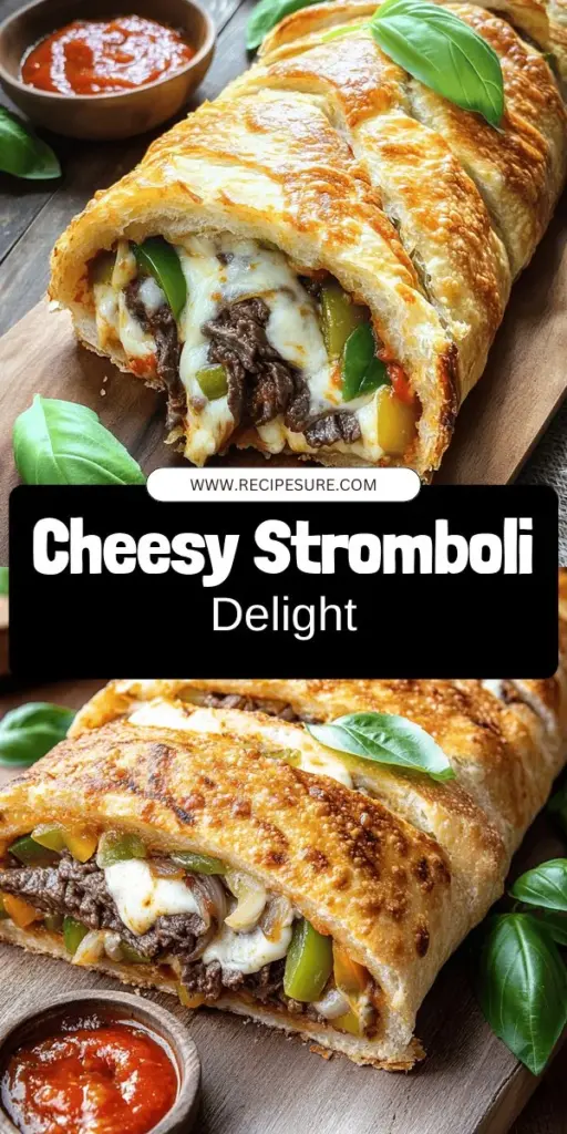 Elevate your dinner game with this Mozzarella Cheesesteak Stromboli recipe! Discover the perfect blend of savory steak, gooey mozzarella, and fresh veggies all wrapped in a flaky crust. It’s easy to prepare and guarantees a meal the whole family will love. Dive into the full recipe for step-by-step instructions, helpful tips, and creative filling ideas that will transform your weeknight dinners into culinary delights. Click through to explore and get started!