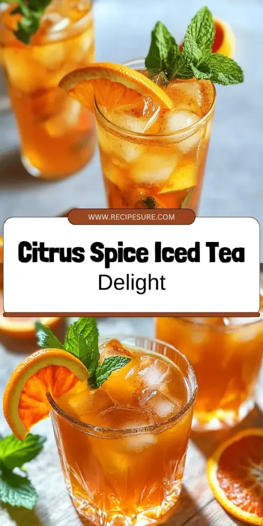 Quench your thirst with this Easy Orange Cinnamon Iced Tea Recipe that's perfect for hot days! Made with fresh orange juice, aromatic cinnamon, and a touch of honey, this delightful drink is easy to prepare and full of flavor. Follow the step-by-step instructions to impress your friends and family with a refreshing iced tea that cools you down. Click through to discover the full recipe and make your summer sipping extraordinary!