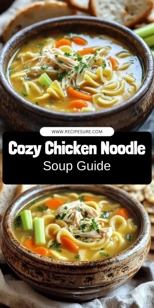 Craving a delicious and comforting bowl of chicken noodle soup? Dive into our simple chicken noodle soup recipe that’s perfect for any day! This guide covers essential ingredients, step-by-step instructions, and fun variations to keep your meal interesting. Whether you're a beginner or a seasoned cook, you’ll find tips to enhance flavor and adapt the recipe to your needs. Click through to discover how easy it is to create a heartwarming dish that will delight your taste buds!