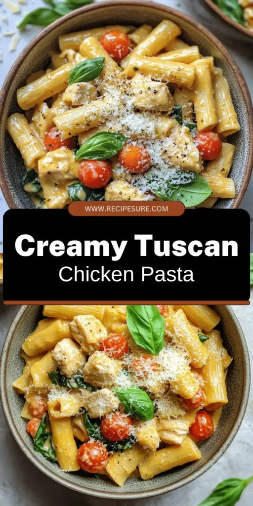 Make weeknight cooking a breeze with Instant Pot Tuscan Chicken Pasta! This creamy, flavorful dish features tender chicken, vibrant cherry tomatoes, and fresh spinach, all made in just 30 minutes. Perfect for busy families, this recipe is easy to customize with healthy swaps and variations. Click through to explore the full recipe and enjoy a delightful meal that everyone will love! Get ready to impress your taste buds!