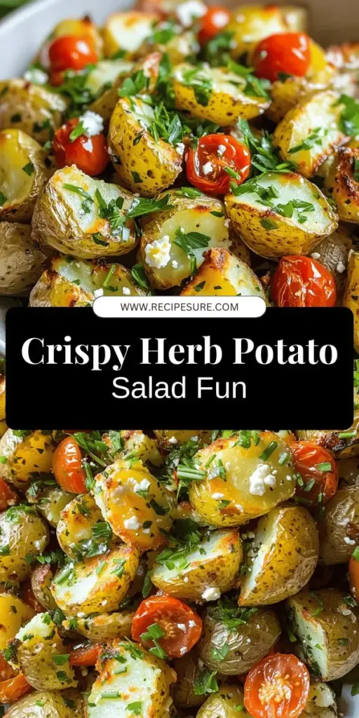 Elevate your gatherings with my Crispy Herb Smashed Potato Salad, packed with fresh flavor and easy to make! Discover the best potatoes and essential herbs that make this dish a crowd-pleaser for any occasion. Join me as we explore the perfect smashing technique, seasoning tips, and fun variations that will keep everyone asking for seconds. Click to uncover the full recipe and impress your guests with this delightful twist on a classic!