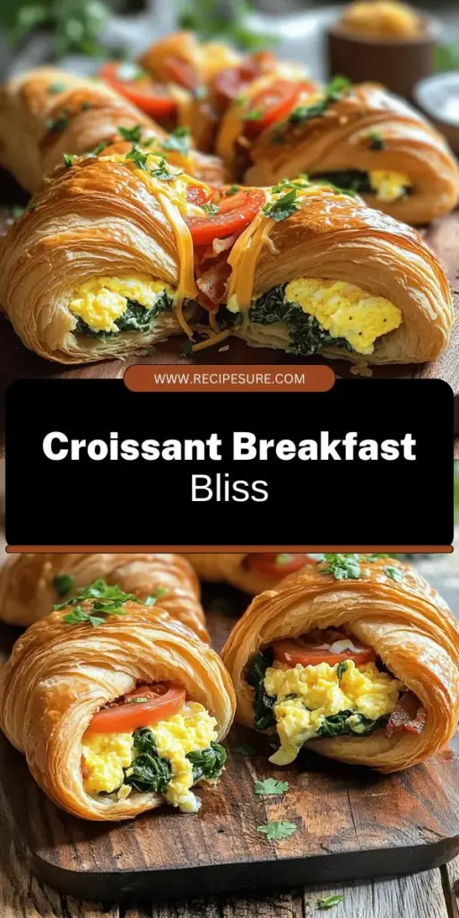 Craft the ultimate morning treat with the best croissant breakfast sandwiches! This guide reveals how to create flaky, buttery sandwiches filled with creamy scrambled eggs, fresh spinach, and crispy bacon. Discover essential ingredients, cooking tips, and fun variations to make every bite delightful. Perfect for quick meals or fancy brunches, these sandwiches will elevate your mornings. Click through for the full recipe and get inspired to whip up your own delicious creations!