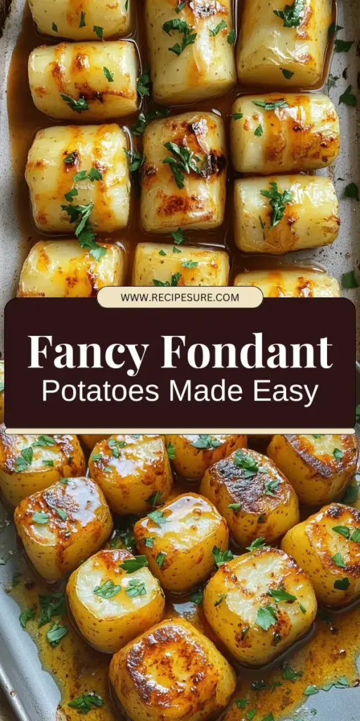 Discover the art of making fondant potatoes with our flavorful and easy cooking guide! This creamy and crispy side dish is perfect for impressing guests at any dinner. Learn how to achieve the perfect texture and customize the flavors with simple ingredients like Yukon Gold potatoes, butter, and herbs. Ready to elevate your meals? Click through to explore the full recipe and bring this gourmet delight to your table!