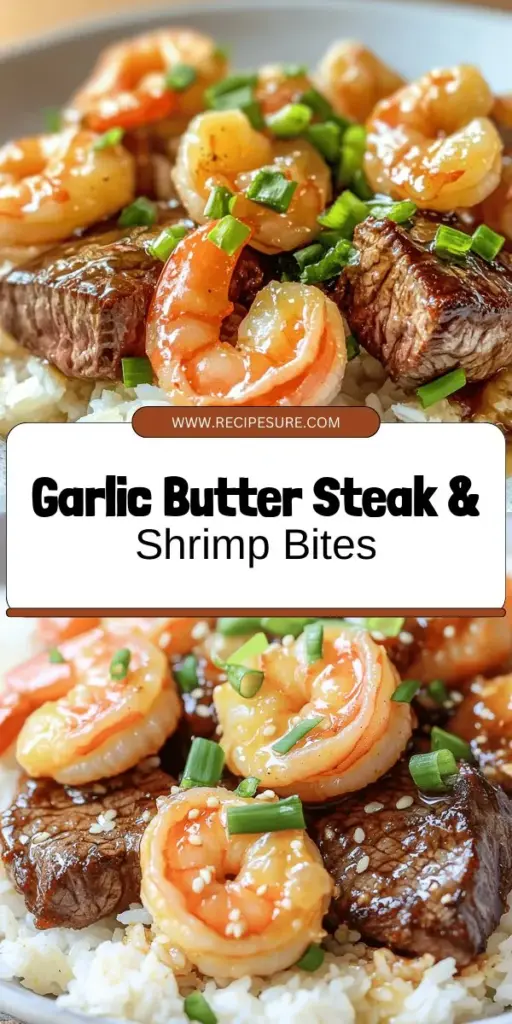 Elevate your next meal with Savory Steak Bites and Shrimp in Garlic Butter Glaze! This mouthwatering recipe combines tender sirloin steak and juicy shrimp, all enveloped in a rich, flavorful glaze that will impress any guest. Discover essential tips and ingredients you need for perfect steak bites, shrimp, and a delectable garlic butter soy sauce. Click through to explore the full recipe and make this exquisite dish a favorite at your table!