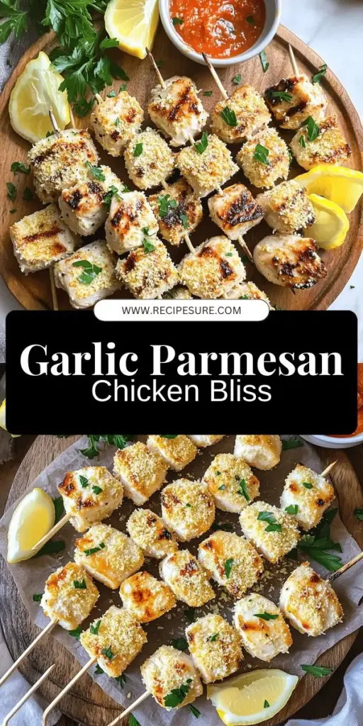 Craving a quick and delicious meal? Try making Garlic Parmesan Chicken Skewers! This easy recipe is packed with flavor and perfect for summer grilling. Discover how to blend juicy chicken with savory garlic and rich Parmesan for a tasty treat. Whether you're new to grilling or a pro, you'll find tips to elevate your cooking. Click through for the full recipe and impress your friends and family with this flavorful dish today!