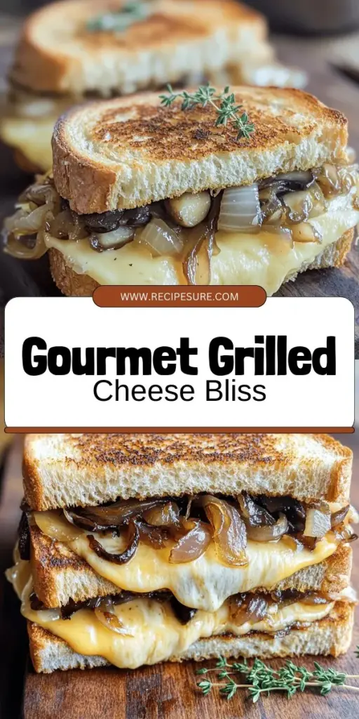 Indulge in gourmet comfort food with this irresistible Grilled Cheese with Gouda, Roasted Mushrooms, and Onions! Crafted with creamy Gouda, savory roasted veggies, and crispy sourdough, this sandwich offers a delightful explosion of flavors. Get tips for caramelizing onions, roasting mushrooms, and achieving gooey perfection. Click through to discover the full recipe and elevate your grilled cheese experience to a whole new level!