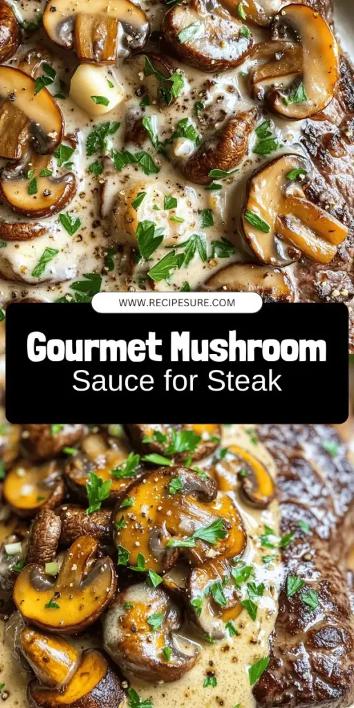 Elevate your steak dinner with this creamy mushroom sauce recipe that’s perfect for steak lovers! In just under 30 minutes, you can create a rich and flavorful sauce using fresh mushrooms, garlic, and cream. Whether you're an expert or a beginner in the kitchen, this easy-to-follow guide will help you craft a gourmet experience at home. Click through to discover the full recipe and impress your taste buds tonight!