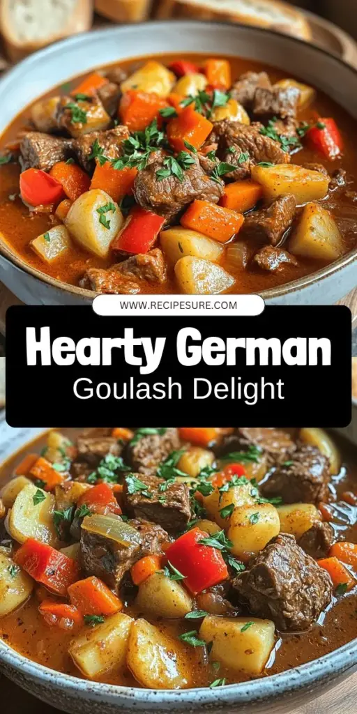 Savor the taste of tradition with this authentic German goulash recipe that promises to deliver a hearty and flavorful meal. Discover key ingredients like tender beef chuck, aromatic spices, and fresh veggies that create a rich, comforting dish. Follow the easy step-by-step instructions to impress your family and friends at your next gathering. Click through to explore the full recipe and elevate your cooking game with this timeless favorite!